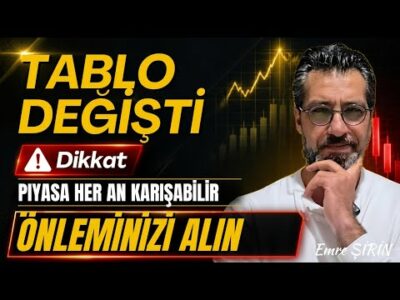 TABLO DEĞİŞTİ DİKKAT PİYASA HER AN KARIŞABİLİR! ÖNLEMİNİZİ ALIN | Emre ŞİRİN #borsa #altın #faiz