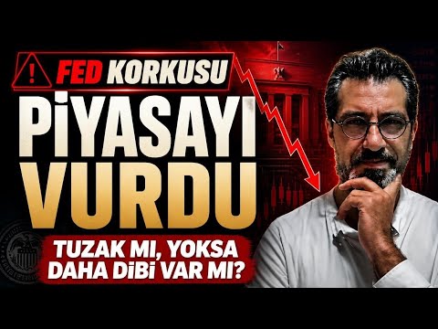 FED KORKUSU PİYASAYI VURDU! TUZAK MI, DAHA DİBİ VAR MI | Emre ŞİRİN #borsa #altın #gümüş #fed