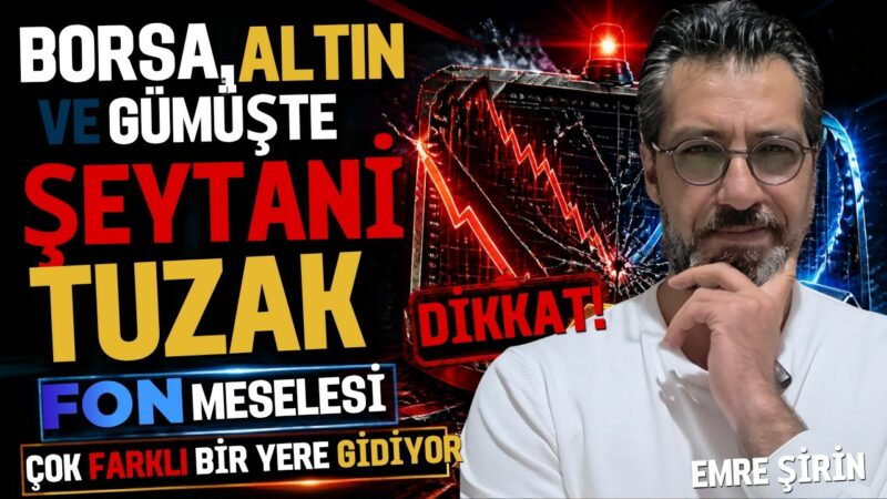 BORSA ALTIN VE GÜMÜŞTE ŞEYTANİ TUZAK! FONLAR FARKLI BİR YERE GİDİYOR! Emre ŞİRİN #borsa #altın #fon