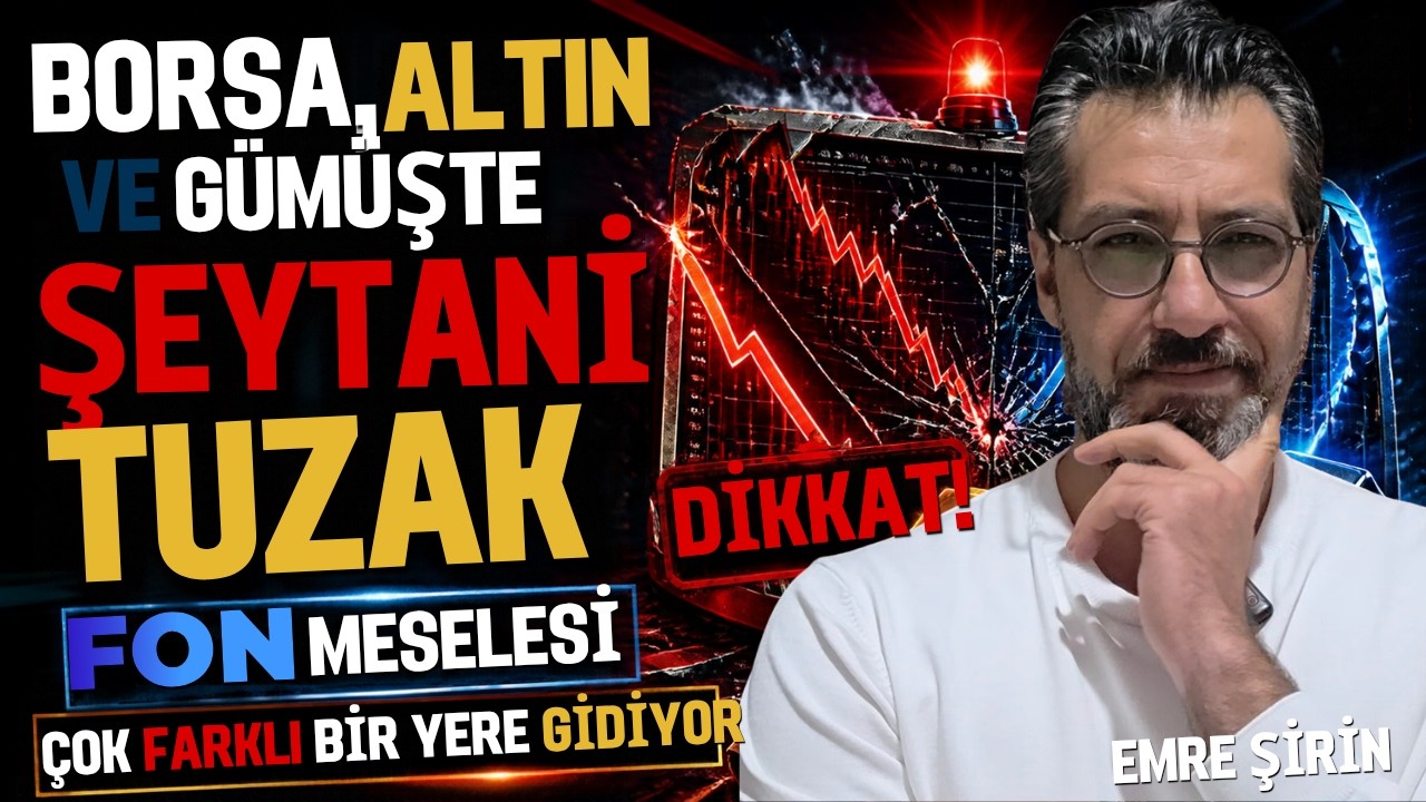 BORSA ALTIN VE GÜMÜŞTE ŞEYTANİ TUZAK! FONLAR FARKLI BİR YERE GİDİYOR! Emre ŞİRİN #borsa #altın #fon