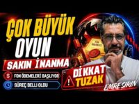 ÇOK BÜYÜK OYUN! DİKKAT TUZAK! FON ÖDEMELERİ BAŞLIYOR | Emre ŞİRİN #borsa #fon #altın
