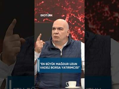 "En büyük mağdur uzun vadeli borsa yatırımcısı"