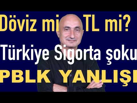 Döviz mi TL mi? | Türkiye Sigorta şoku | PBLK ve takas hakkı | Altın↑