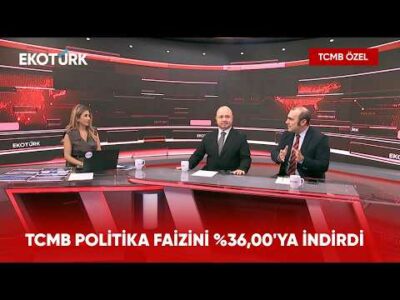 TCMB faiz oranını 100 baz puan indirerek %36,00'ya çekti | Merkez Bankası Özel Yayını | 22.10.2026