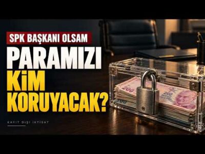 Paramızı Kim Koruyacak? SPK Başkanı Olsam İlk Ne Yapardım?