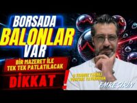 Borsalarda Balonlar Var, Mazeret Yaratılıp Patlatılacak! 9 Temmuz tarihli YouTube yayınımdan!